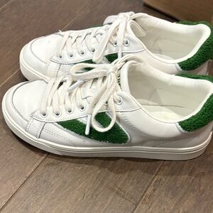 Tretorn mixed doubles White and Green Sneakers
